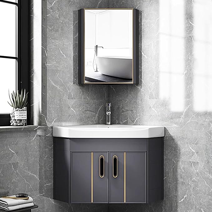 Install a Corner Sink or Floating Vanity