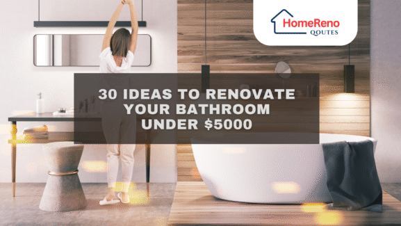 30 ideas to renovate your bathroom under $5000